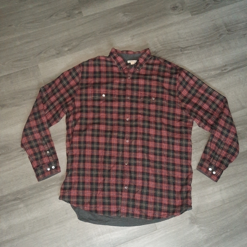 Carbon 2 Cobalt Button Up Flannel Long Sleeve - Picture 3 of 6